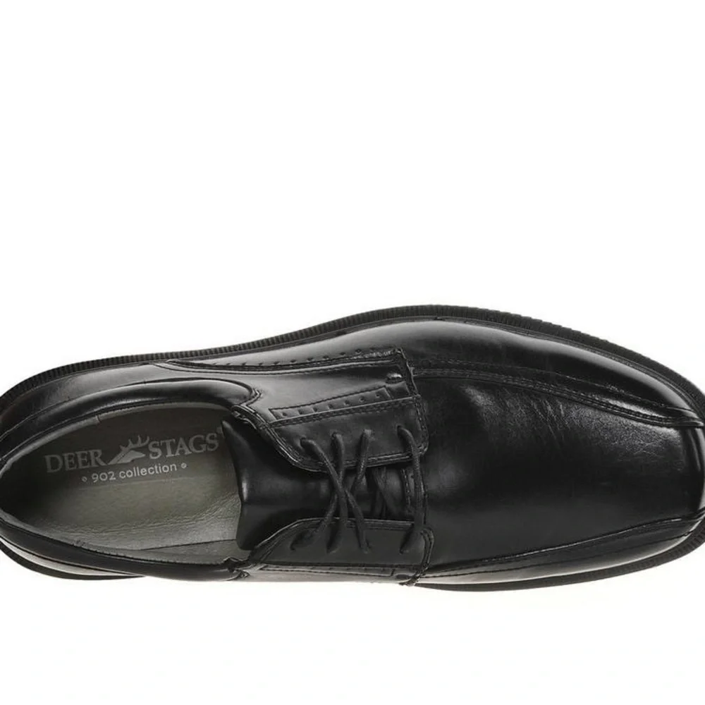 Classic Black Leather Men's Dress Shoes